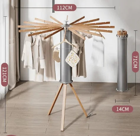 360° Rotating Foldable Drying Rack